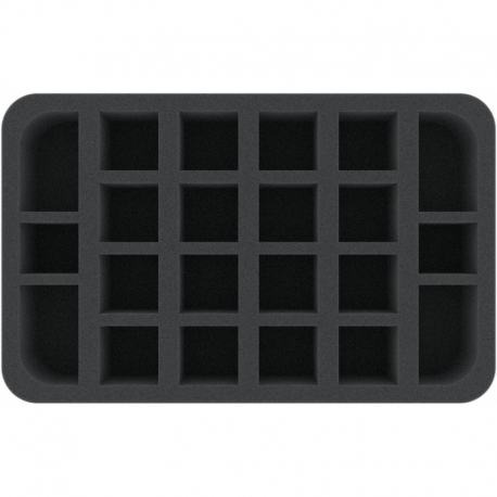 HSMEDL055BO foam tray with 22 compartments