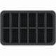HSMECP060BO 60 mm half-size foam tray with 12 slots