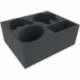 FSMEEF130BO foam tray for Imperial Knights: 1 large Knight + 1 Armiger
