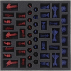 AFMEDH040BO 40 mm foam tray for Warhammer 40000: Forbidden Stars - 50 compartments