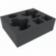 FSMEFW110BO foam tray for Pusgoyle Blightlords + Beast of Nurgle + 2 compartments