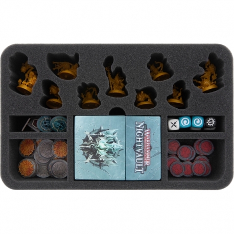 HSMEHF050BO foam tray for Warhammer Underworlds: Nightvault - Zarbag's Gitz