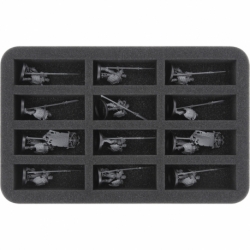 HS035A028 Feldherr foam tray for Ossiarch Bonereapers - 12 compartments