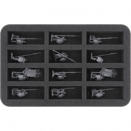 HS035A028 Feldherr foam tray for Ossiarch Bonereapers - 12 compartments