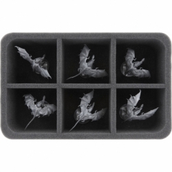 HS075A020 Feldherr foam tray for Tyranids - 6 compartments