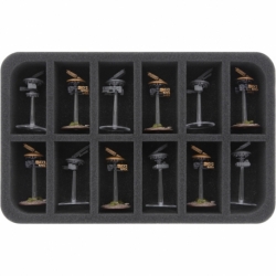 HS045A009 Feldherr foam tray for T'au Empire - 12 compartments