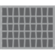 FS050C5BO 50 mm Full-Size foam tray with 45 compartments