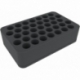 HS070P1BO 70 mm Half-Size foam tray with 37 compartments
