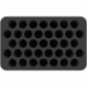 HS070P1BO 70 mm Half-Size foam tray with 37 compartments