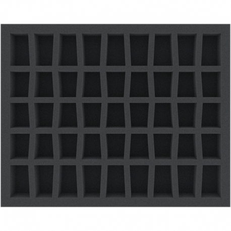 FS040C5BO 40 mm Full-Size foam tray with 45 compartments