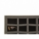 FS040C5BO 40 mm Full-Size foam tray with 45 compartments