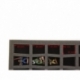FS040C5BO 40 mm Full-Size foam tray with 45 compartments