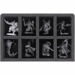 CQMEIE050BO Feldherr GWA-Size foam tray with 8 compartments