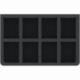 CQMEIE050BO Feldherr GWA-Size foam tray with 8 compartments