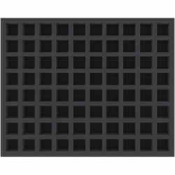 FSMEUM035BO 35 mm Full-Size foam tray with 80 compartments