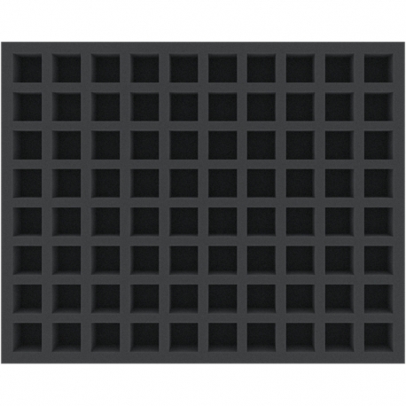 FSMEUM035BO 35 mm Full-Size foam tray with 80 compartments