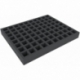FSMEUM035BO 35 mm Full-Size foam tray with 80 compartments