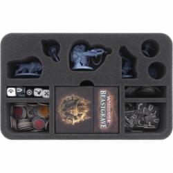 HSMEVO055BO Feldherr foam tray for Warhammer Underworlds: Beastgrave - Hrothgorn's Mantrappers