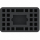 HSHP050BO 50 mm Half-Size foam tray with 27 compartments