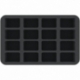 HS055BF05BO 55 mm Half-Size foam tray with 16 compartments