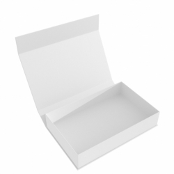 Feldherr Magnetic Box white Half-Size 55 mm empty