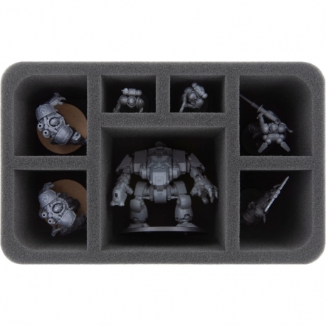 HS110A002 Feldherr foam tray for Space Marines - Redemptor Dreadnought + 6 compartments