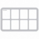 HS035ST01 foam tray for Star Trek Attack Wing - 8 compartments