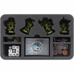 Feldherr foam set for Warhammer Underworlds: Nightvault - 8 Warbands + Arcane Hazards