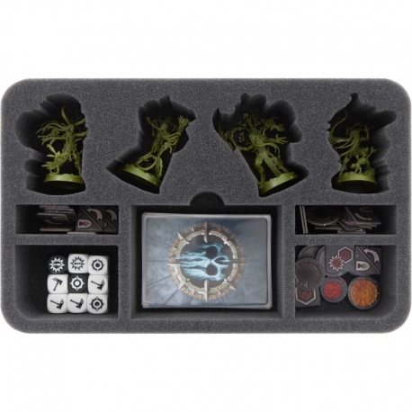 Feldherr foam set for Warhammer Underworlds: Nightvault - 8 Warbands + Arcane Hazards