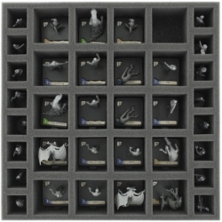 AF055VD04 55 mm foam tray for Mansions of Madness - 2nd Edition Expansion Heroes