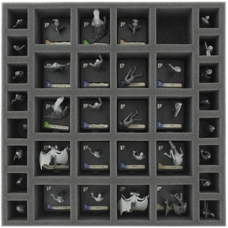 AF055VD04 55 mm foam tray for Mansions of Madness - 2nd Edition Expansion Heroes