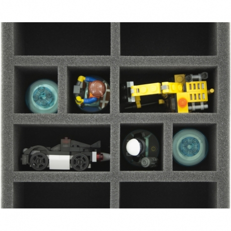 HS060LE03 60 mm half-size foam tray for Lego Dimensions big miniatures