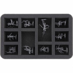 HS045WH37 45 mm foam tray for Warhammer - 10 compartments