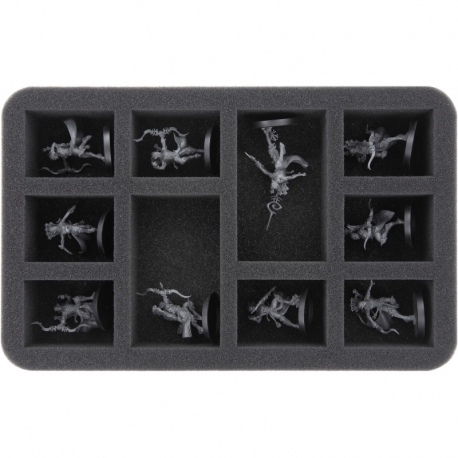 HS045WH37 45 mm foam tray for Warhammer - 10 compartments
