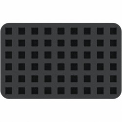 HS025WH35 25 mm foam tray for Warhammer - 54 dice