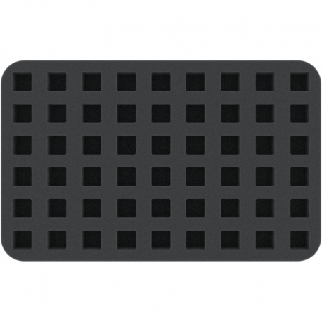HS025WH35 25 mm foam tray for Warhammer - 54 dice