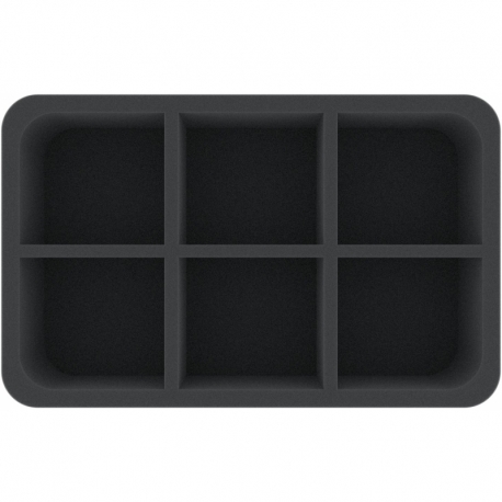 HS075A009 Feldherr foam tray for Adeptus Titanicus - 6 compartments
