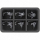 HS060A005 foam tray for Space Marines - 6 compartments