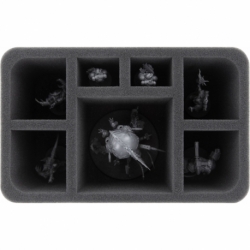 HS110A001 foam tray for Chaos Space Marines - Venomcrawler + 6 compartments
