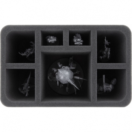 HS110A001 foam tray for Chaos Space Marines - Venomcrawler + 6 compartments