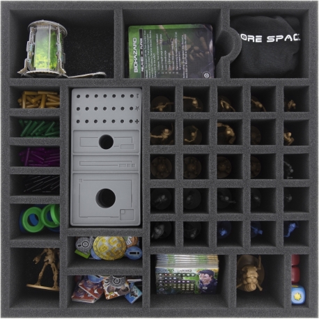 Feldherr foam set for Core Space: core game + Purge: Outbreak! - board game box