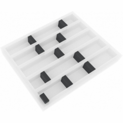 40 spacers / foam blocks / cuboids 40 mm x 30 mm x 15 mm