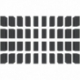 40 spacers / foam blocks / cuboids 40 mm x 30 mm x 15 mm
