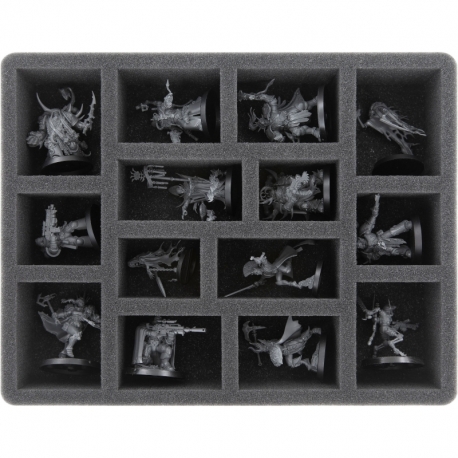 Feldherr Warband Shelter Storage Box for mixed sized tabletop miniatures