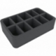 HS070WH19 half-size Figure Foam Tray with 10 slots for Warhammer