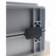 4 pcs. Auer Corner Connector / Stacking Corner for lidless Euro boxes and stackable containers