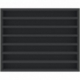 FS035A001 Foam inlay N-gauge - horizontal - 7 slots for model railway locomotives, wagons and vehicles