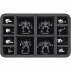 HS070A018 Feldherr foam tray for T'au Empire - 12 compartments
