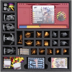 AG050A002 foam tray for Zombicide dashboards and miniatures - 26 compartments