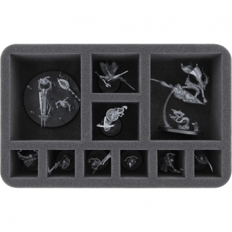 HS070A029 Feldherr foam tray for Lumineth Realm-Lords - 10 compartments